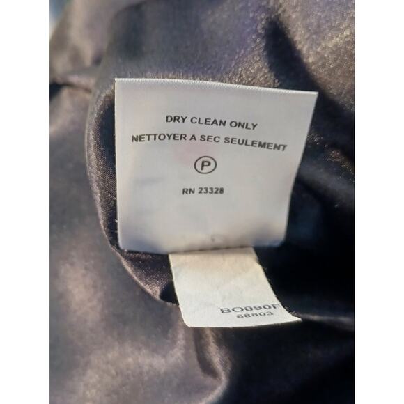Forecaster Women's Black Lambs Wool Blend Funnel Neck Pea Coat Size 16 Plus Size - Picture 8 of 8